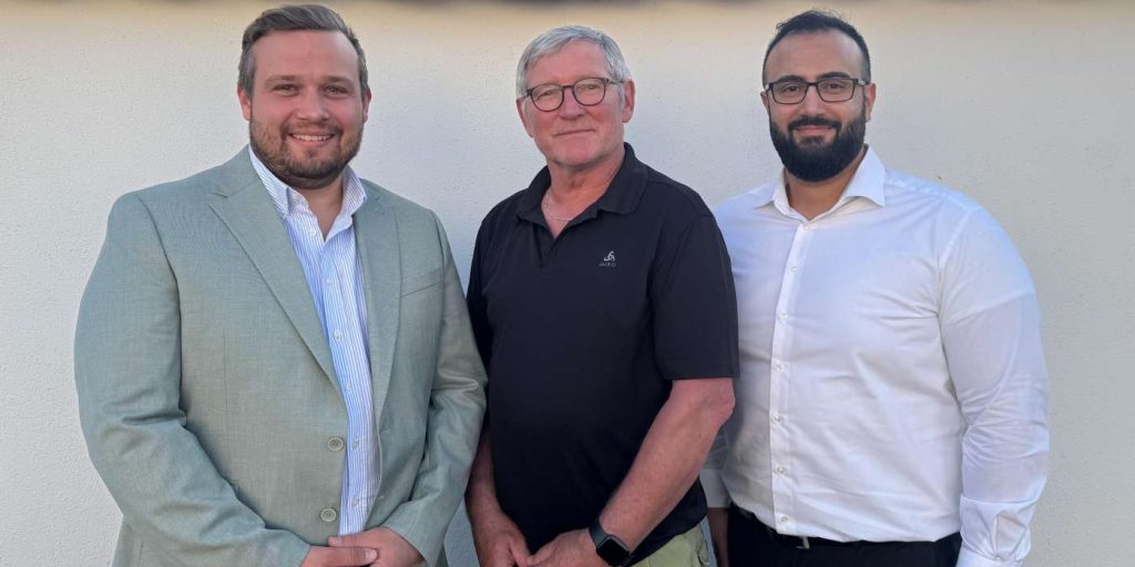 (Foto v.l.n.r : Maximilian Timpe, Lothar Weigel, Peymann Fardipour)